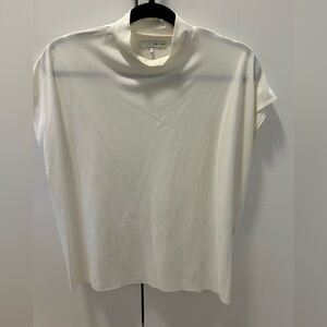 White oak+fort mock neck tank top